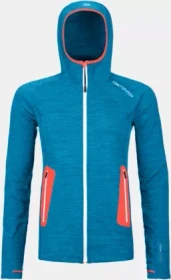 Ortovox Fleece Light Hoody Funktionsjacke heritage blue blend (Damen)