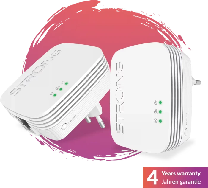 Strong Powerline 1000 Kit Mini, HomePlug AV2, RJ-45, 2er-Pack