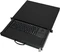 aixcase Tastaturschublade 1HE mit Tastatur + Trackball für 19"-Rack, Tastaturschublade, DE Vorschaubild