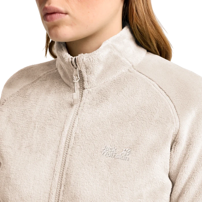 Jack Wolfskin Rotwand Full-Zip Fleece Jacke oyster (Damen)