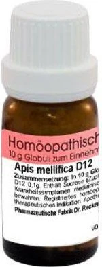 Dr. Reckeweg Apis Mellificia D12 Globuli, 10g