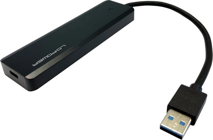 LC-Power USB-Hub, 4x USB-A 3.0, USB-A 3.0 [Stecker]