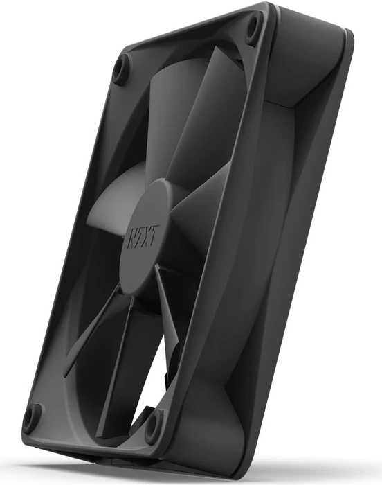 NZXT F Series F120P (2022), Matte Black, schwarz, 120mm