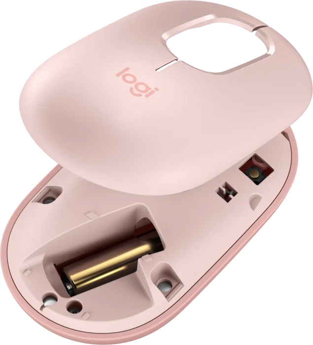 Logitech POP Wireless Mouse, Rose, Logi Bolt, USB/Bluetooth