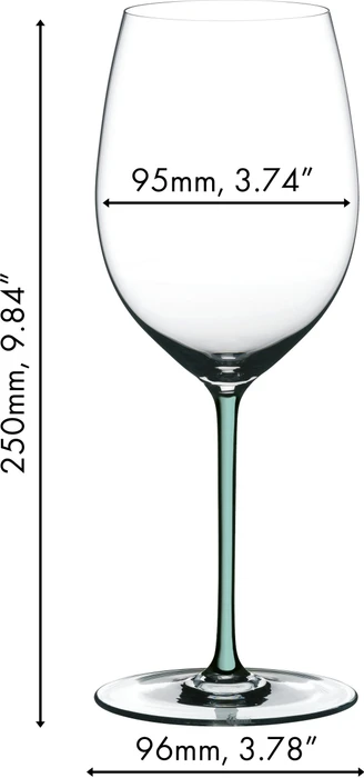 Riedel Fatto A Mano Cabernet/Merlot Rotweinglas mint
