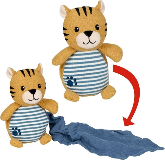 Coppenrath Little Wonder - Kuscheltier mit Schnuffeltuch Tiger