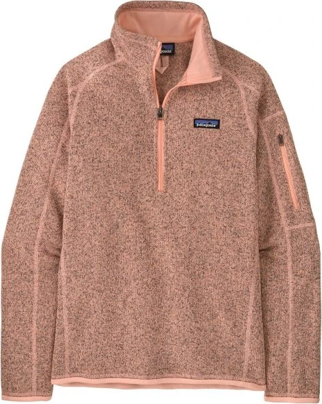 Patagonia Better Sweater 1/4-Zip Fleece Pullover peach sherbet (Damen)