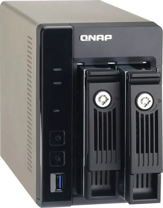 QNAP Turbo Station TS-253 Pro, 2GB RAM, 2x RJ-45 1000Base-T, 3x USB-A 3.0