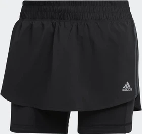 adidas Run Icons 3-Streifen Skort kurz schwarz (Damen)