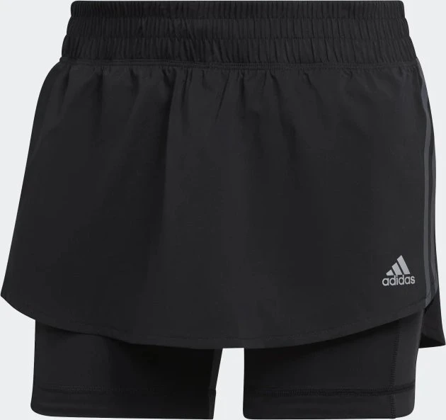 adidas Run Icons 3-Streifen Skort kurz (Damen)