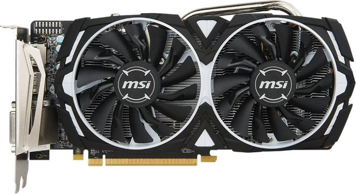 MSI Radeon RX 570 Armor 4G OC, 4GB GDDR5, DVI, HDMI, 3x DP