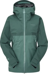 Rab Khroma Diffuse Gore-Tex Skijacke green slate/eucalyptus (Damen)