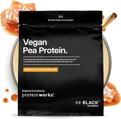 The Protein Works Pea Protein 80 Salted Caramel 1kg