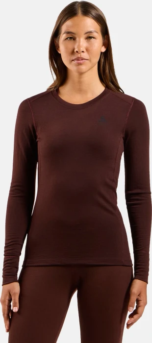 Odlo Natural Merino 200 Baselayer Funktionsshirt langarm fudge (Damen)