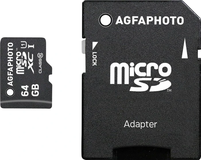 Lupus Imaging AgfaPhoto High Speed R45/W15 64GB Kit, UHS-I U1, Class 10
