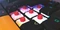 Cherry MX-LP 2.1 Compact Wireless/orange, schwarz/grau, MX LOW PROFILE RGB SPEED, USB/Bluetooth, US Vorschaubild