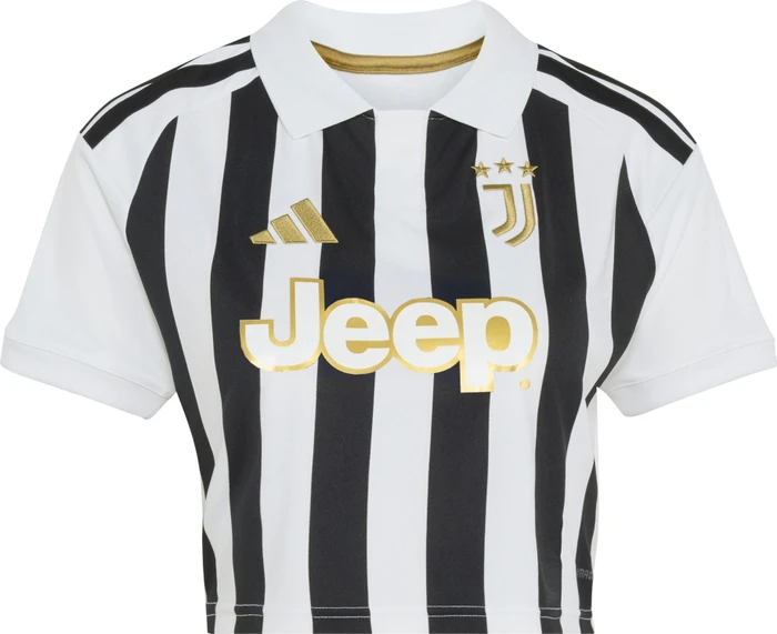 adidas Juventus Turin Crop Top 2026/2027 Heimtrikot kurzarm (Damen)