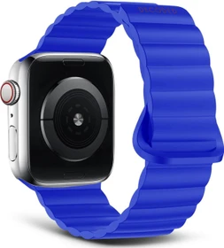 Decoded Silicone Traction Loop Band für Apple Watch 42mm galactic cobalt blue