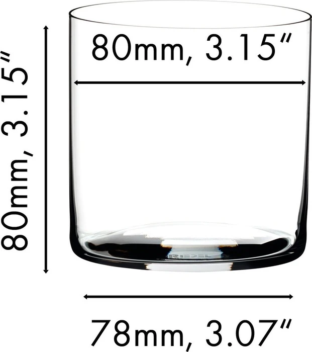Riedel The O Wine Tumbler Wasser H2O Glas, 2 Stück