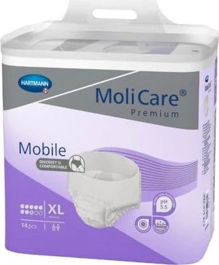Hartmann MoliCare Premium Mobile 8 Tropfen Schutzhose Größe XL, 14 Stück