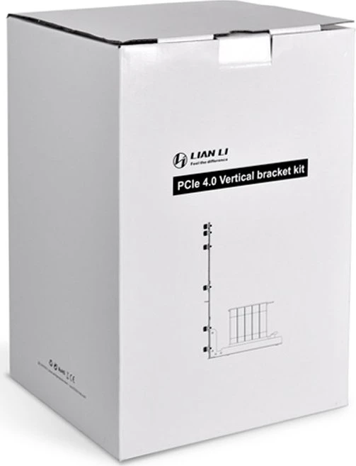 Lian Li Riser Card, inkl. PCI-Slot Blende für PC-O11 Dynamic Mini, gewinkelt, PCIe 4.0, 200mm, weiß