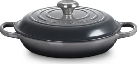 Le Creuset Gourmet-Profitopf Bräter aus Gusseisen rund 28cm 2.8l flint