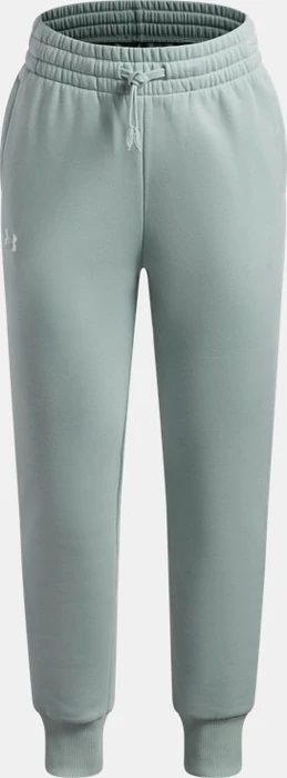 Under Armour Rival Fleece Trainingshose lang enamel blue/white (Junior)