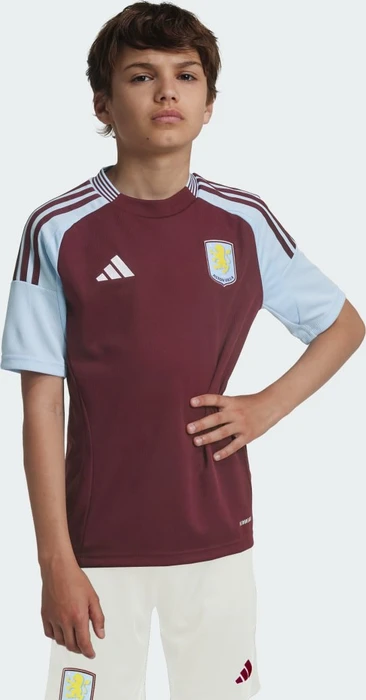 adidas Aston Villa FC 2024/2025 Heimtrikot maroon/glow blue (Junior)