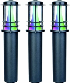 Müller Licht tint Petunia white+color LED Wegeleuchte, 3 Stück