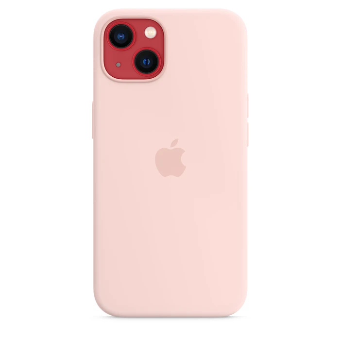 Apple Silikon Case mit MagSafe für iPhone 13 kalkrosa