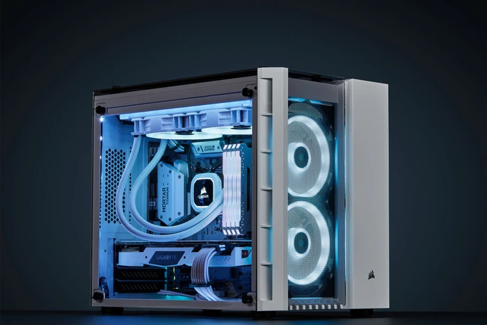 Corsair LL Series LL120 RGB, weiß, LED-Steuerung, 120mm, 3er-Pack