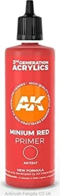 AK-Interactive 3rd Gen Acrylic Colors minium red surface primer, 100ml