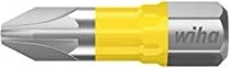 Wiha 7012-Y12225 Y Pozidriv Bit 1/4", PZ2x25mm, 25 Stück