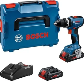 Bosch Professional GSB 18V-65 Akku-Schlagbohrschrauber inkl. L-Boxx + 2 Akkus 4.0Ah