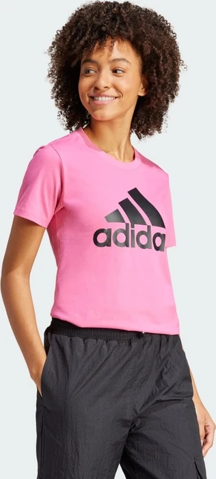 adidas Loungewear Essentials Logo T-Shirt kurzarm pulse magenta/black (Damen)