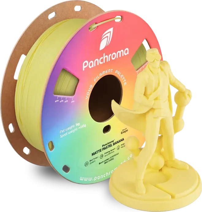 Polymaker Panchroma PLA matt, Pastel Banana, Spule, 1.75mm, 1.00kg (CA04029)