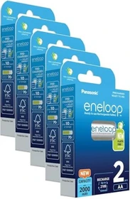 Panasonic eneloop (Gen 5) Mignon AA NiMH 2000mAh, 2er-Pack