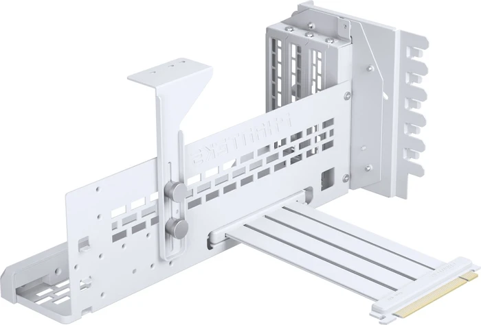 Phanteks Premium Vertical GPU Bracket Riser Card, gewinkelt, PCIe 4.0, 220mm, weiß