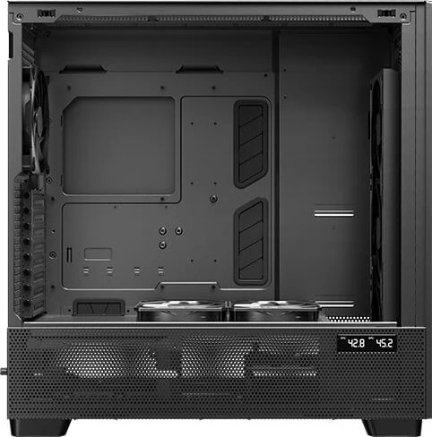 Antec Flux Pro, schwarz/braun, Glasfenster