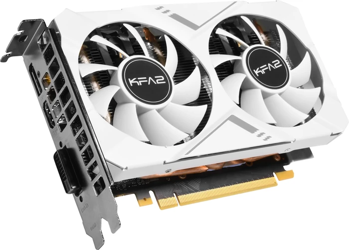 KFA2 GeForce GTX 1660 White Mini (1-Click OC), 6GB GDDR5, DVI, HDMI, DP
