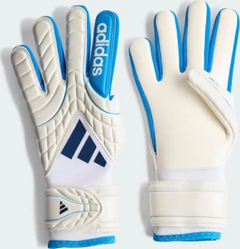 adidas Copa League Torwarthandschuhe zero metalic/lucid ray blue/dark blue