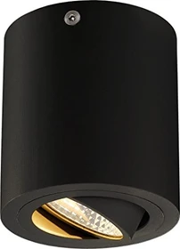 SLV Triledo rund 8.1W Aufbauleuchte schwarz