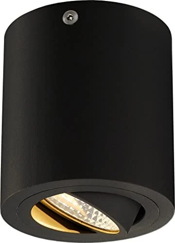 SLV Triledo rund 8.1W Aufbauleuchte schwarz