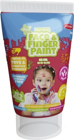 Boti Natural Face & Fingerpaint Fingerfarbe, rot, 65ml
