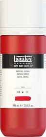 Liquitex Professional Soft Body Acrylic naphthol crimson, 946ml
