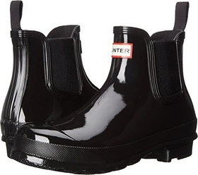 Hunter Boots Original Gloss Chelsea schwarz (Damen)