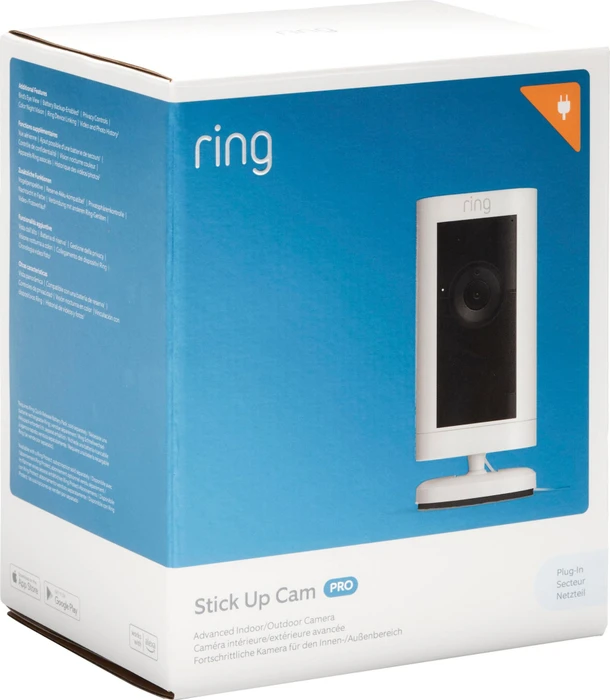 Ring Stick Up Cam Pro Plug-In weiß
