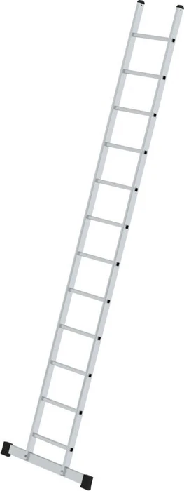 Günzburger Steigtechnik Anlegeleiter mit Standard-Traverse, 20 Stufen