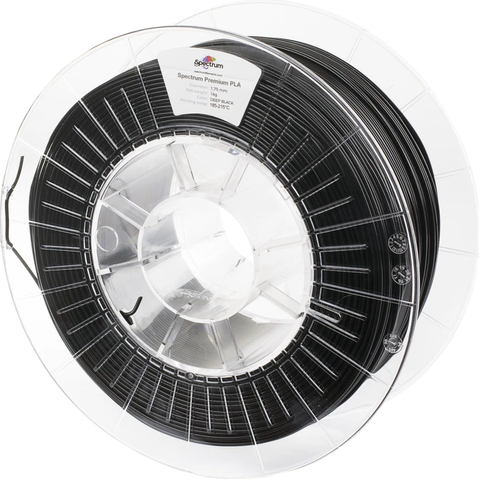 Spectrum PLA, deep black, Spule, 1.75mm, 1.00kg