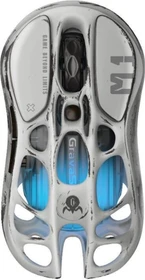 GravaStar Mercury M1 Pro Wireless Gaming Mouse, Battle Worn Edition Silver Mist, USB/Bluetooth